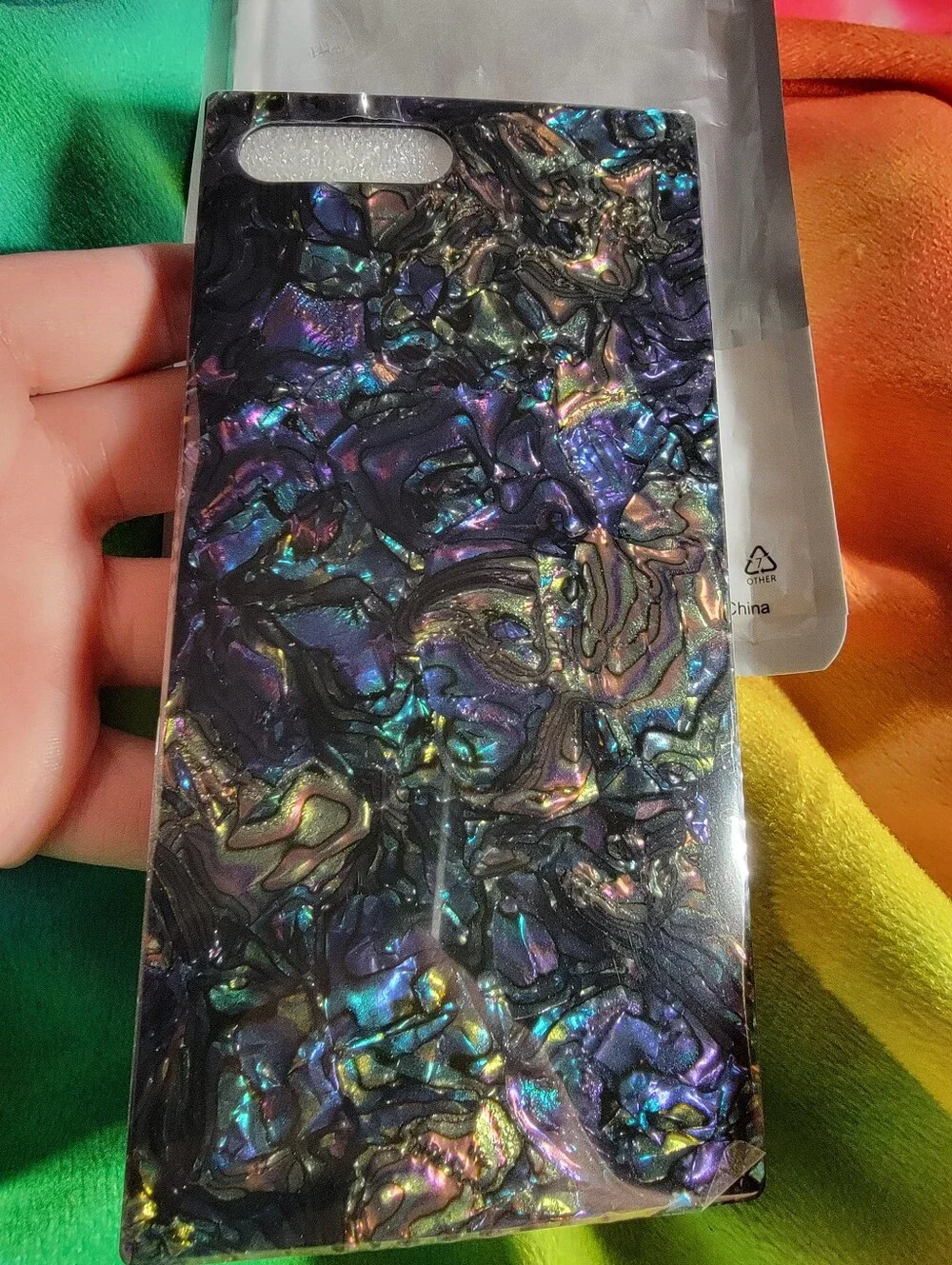 Iridescent Abalone Pattern iPhone 7 Plus Case - Multicolor